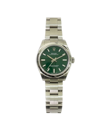 Rolex Oyster Perpetual 277200 Green Dial Dec 21